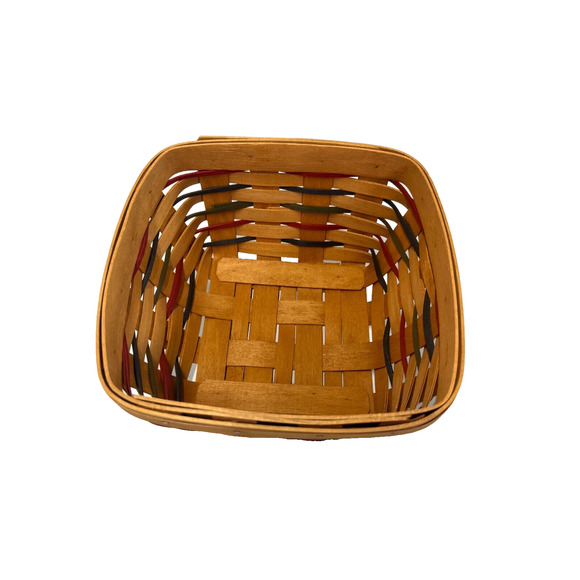 1995 Longaberger Woven Traditions Large Berry Basket w/Liner & Protector - Picture 3 of 4